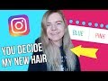 My instagram followers pick my new hair color!