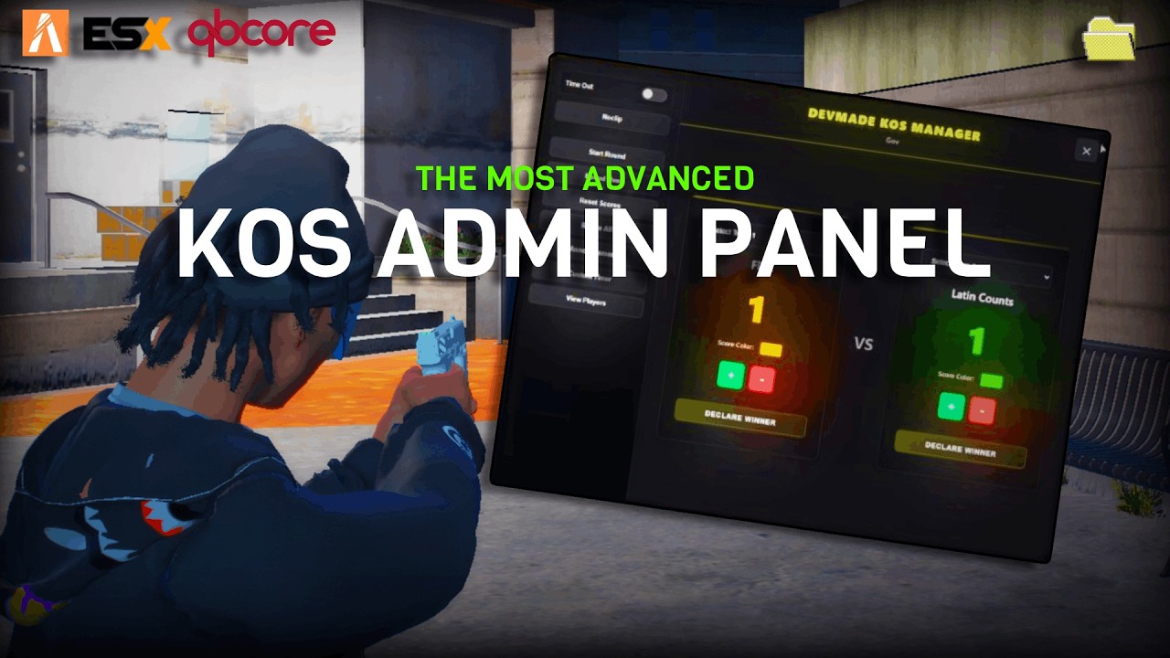KOS Admin Panel | FiveM Script [ESX]
