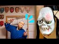 【提灯お岩を作る】#木彫り面の作り方 #woodcarving #ghost #howtodraw