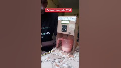Arduino mini milk ATM #arduino #arduinoproject #techhouse #electronics #diyprojects #diycraft