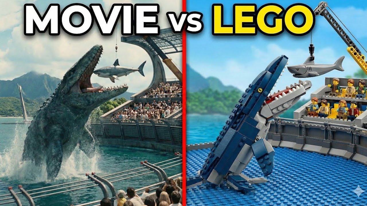 «Парк Юрского периода», но на 100% из LEGO.