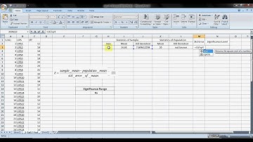 Z-Test using MS Excel.avi