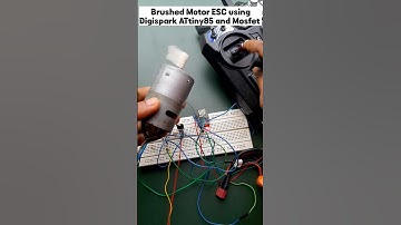 Build a Brushed motor ESC using digispark attiny85. #project #diyelectronics