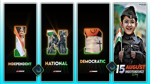 Happy Independence Day Status Editing Alight Motion | 15 August Video Editing Alight Motion 3D #xml