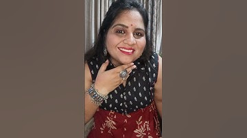 Day 3 Red Navratri Look |Festive Glam Makeup & Outfit Inspiration #navratricolours #navratri #shorts