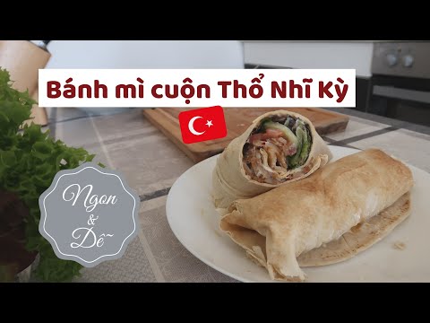 Video: Bánh pita cuộn thanh cua thơm ngon