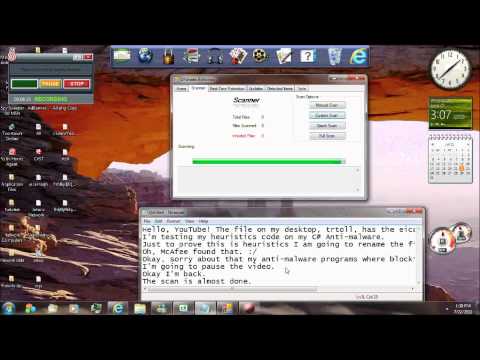 My C# Anti-Virus / Anti-Malware Preview 3: Heuristics Test!