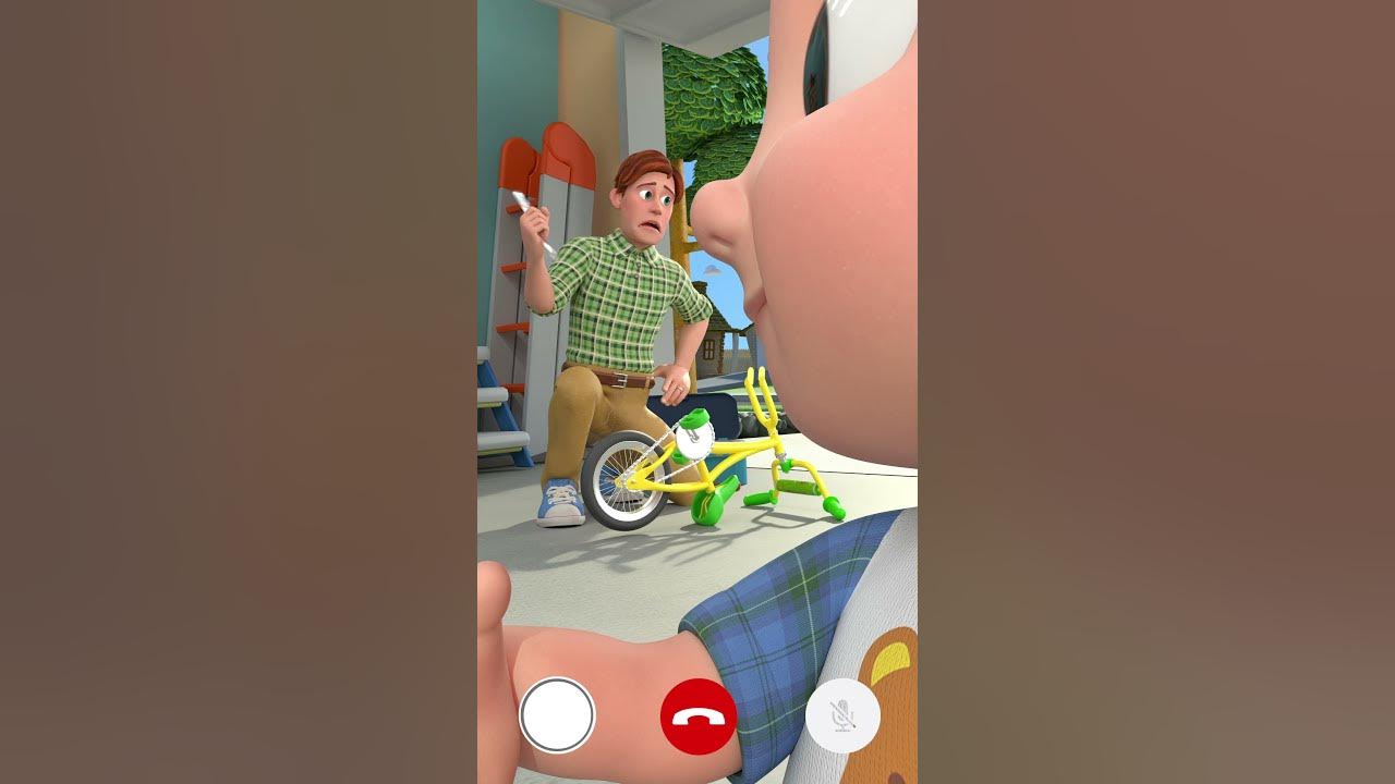 Baby JJ Facetime with Dad 📱#cocomelon #shorts CoComelon Nursery Rhymes