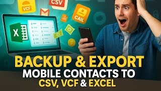 Backup & Export Mobile Contacts to CSV, VCF & Excel | Step by Step Tutorial  screenshot 5