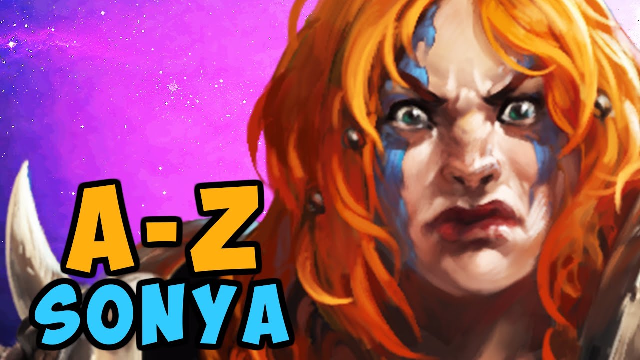 Sonya A Z Heroes of the Storm (HotS) Gameplay YouTube