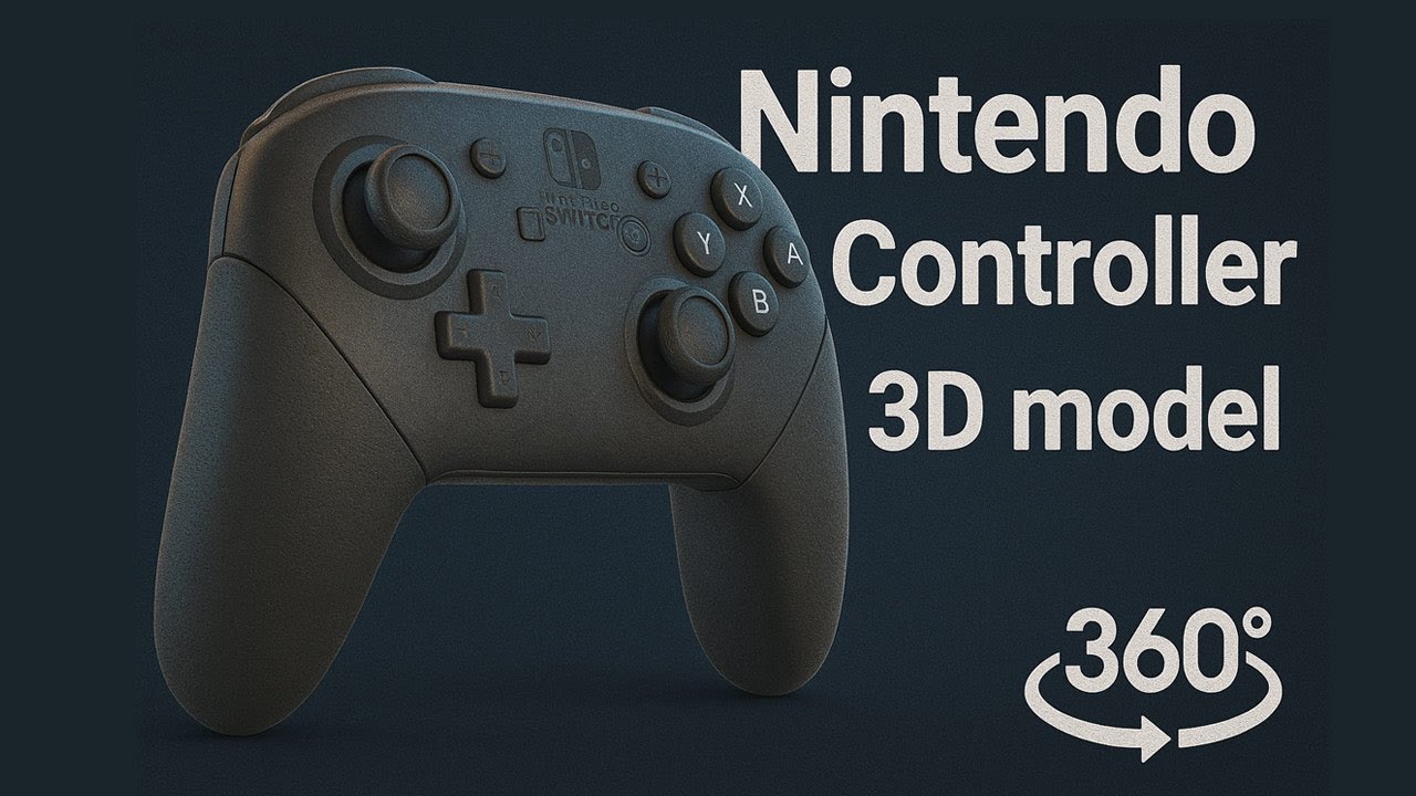 Nintendo Switch 2 Pro Controller 3D model by 3DModels.org