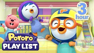 ★3 Hours★Happy Playtime Music for Kids | Pororo Kids Playlist | Pororo the Little Penguin