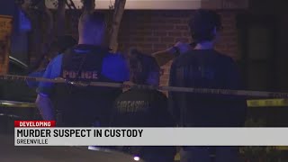 Man arrested after 1 shot, killed in Greenville