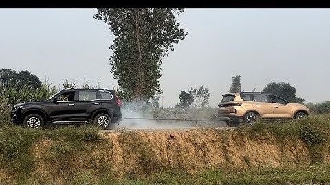 Tata Safari V/S Mahindra Scorpio N Tug Of War 2025🔥|Son, please take away everyone