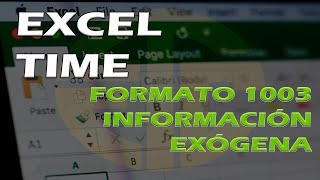 Como elaborar el Formato 1003 para la Información Exogena