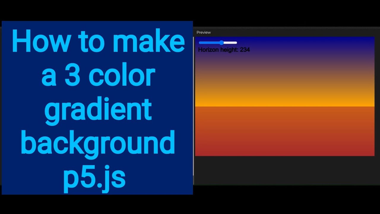 13b How to make three color gradient background  - YouTube