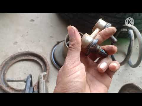 Front left shock absorber sounds bad, Corolla 93/បូមមុខឆ្វេងមានលាន់សំលេងពេលបើកបរ
