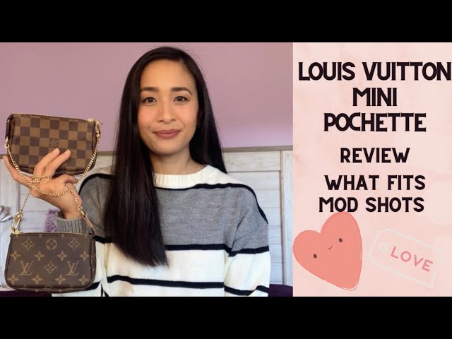 LOUIS VUITTON MINI POCHETTE [What fits, Ways to wear, How to