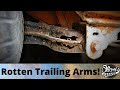 Can we Fix these rotten trailing arms??? 1984 VW T3 Single Cab Pickup