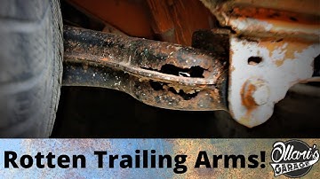 Can we Fix these rotten trailing arms??? 1984 VW T3 Single Cab Pickup