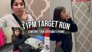 Late Night Target Run With My 11 Year old *Someone Took Vivyanas Phone*