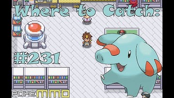 [PokeMMO]Where to Catch Phanpy #231