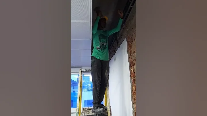 Removing plaster from walls #fourwalls #waterproofing #shorts rts
