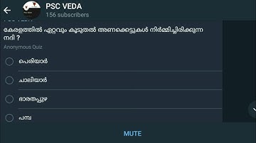 RIVERS IN KERALA | MIZORAM | PSC MOCK TEST |  PSC REPEATED QUESTIONS
