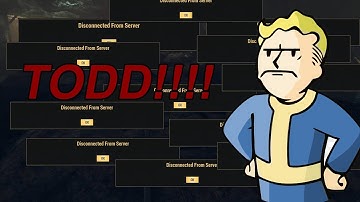 Fallout 76 Ultimate Server Disconnect/Game Crash Compilation #1 (Funny & Frustrating Moments)