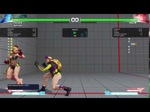 Kolin QCF+PP Block Punishment as Cammy SFVS2
