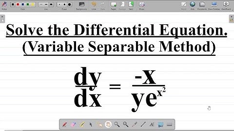 Variable Separable Method 3 | How to Solve Differential Equations Using Varianble Separable Method