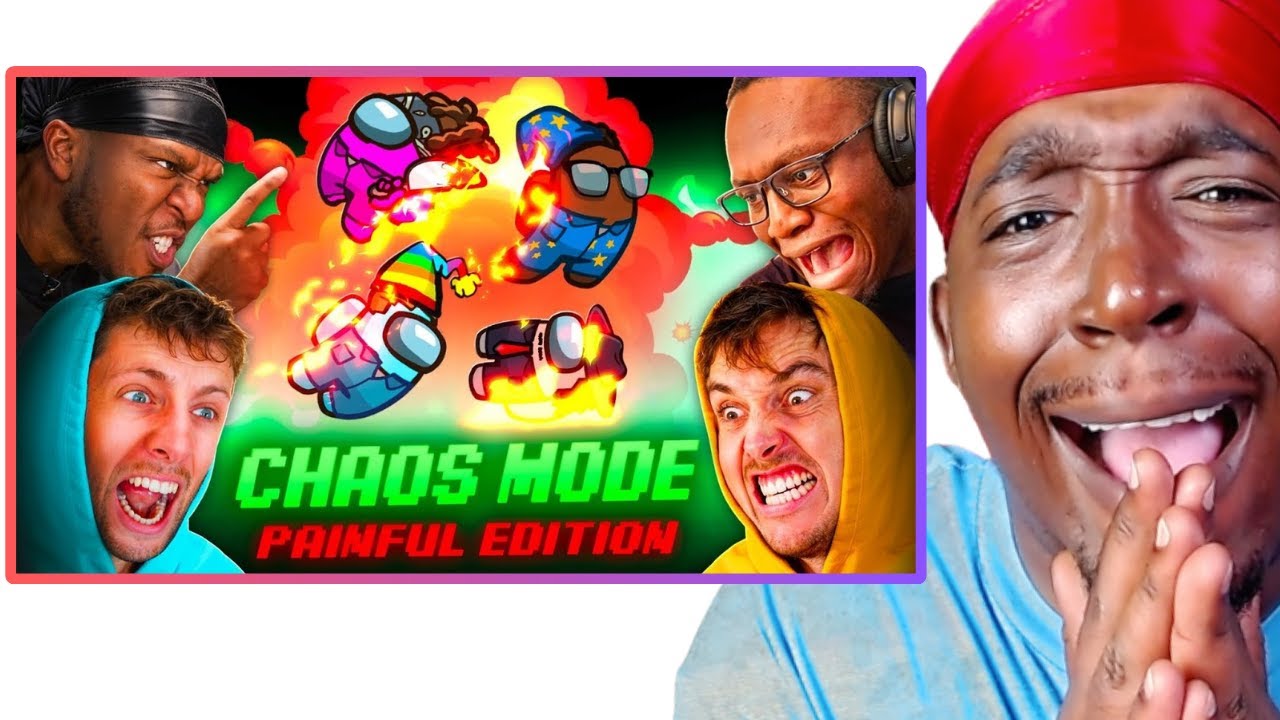HOW DO THESE KEEP GETTING BETTER!! SIDEMEN AMONG US CHAOS MODE: PAINFUL EDITION (REACTION)