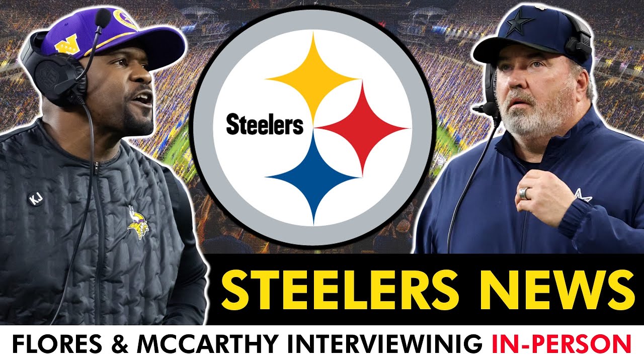 Steelers Coaching Search News: Mike McCarthy & Brian Flores Getting IN-PERSON Interviews This Week