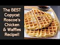 How to Make the Best Roscoe's Chicken and Waffles -  Waffle Recipe! (Please Excuse the Audio Levels)