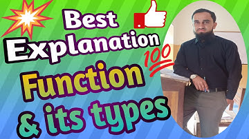 Function and its types || One-One / Onto and Into function in urdu (Maths) || L-12