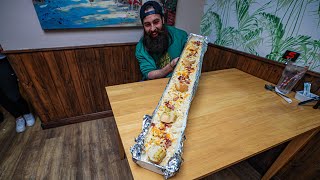 'NOT EVEN YOU CAN FINISH THIS ONE' REN'S UNBEATEN MONSTER MAC & CHEESE CHALLENGE | BeardMeatsFood