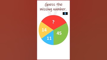 #shorts 🧐CAN YOU SOLVE IT ?? Missing Number #puzzle #brainteaser #riddles #mathstricks #mathspuzzle