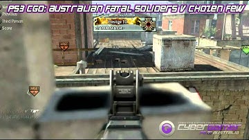 PS3 CGo Final: australian Fatal soliders v chozen Few MAP 3