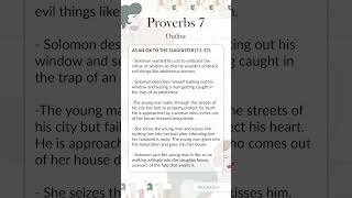 Proverbs 7 Explained in 1 Minute... #biblestudy #proverbs #biblereading #podcast #proverbs7 Profile