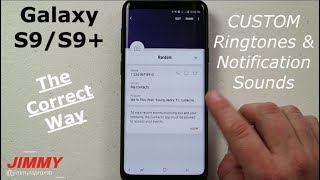 Galaxy S9/S9+ Setting Custom Notification & Ringtone Sounds screenshot 4