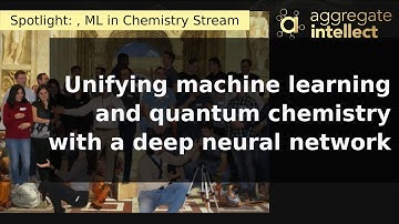 Unifying machine learning and quantum chemistry with a deep neural network | AISC