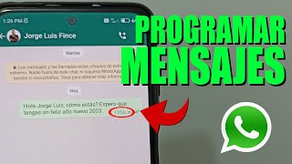 Cómo programar mensajes en WhatsApp screenshot 5