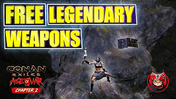 Get Legendary Weapon Without Key - How To Get Free Legendary Weapons : Conan Exiles Tips & Tricks
