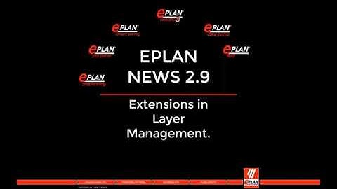 EPLAN 2.9 - Extensions in Layer Management