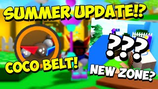 *SUMMER UPDATE!?* + Coco Belt LEAKS! | Roblox Bee Swarm Simulator