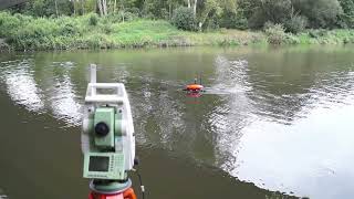 Mapping riverbed under a bridge with Sonobot USV BUVI Scandinavia