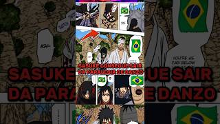 🇧🇷SASUKE SAI DA PARALISIA DE DANZO #anime #otaku #naruto