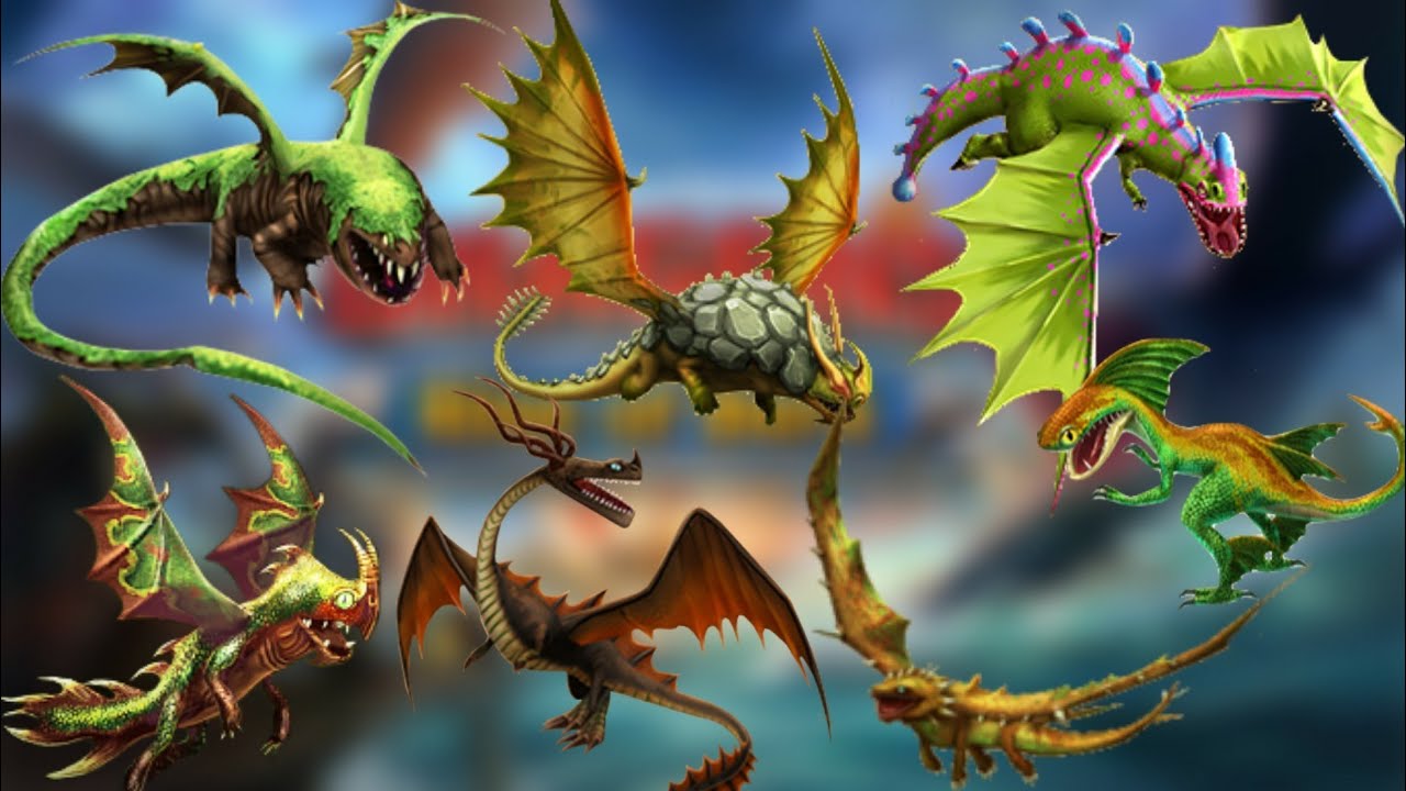 All Seedling Dragons [Sweet Death,Rumblehorn,Sand Wraith, Prickleboggle ...