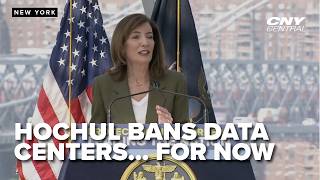 New York State pauses new hyperscale data centers for up to a year under Hochul order