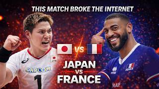 This Match Broke The Internet France Vs Japan Volleyball Battle